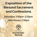 Exposition of the Blessed Sacrament and Confessions